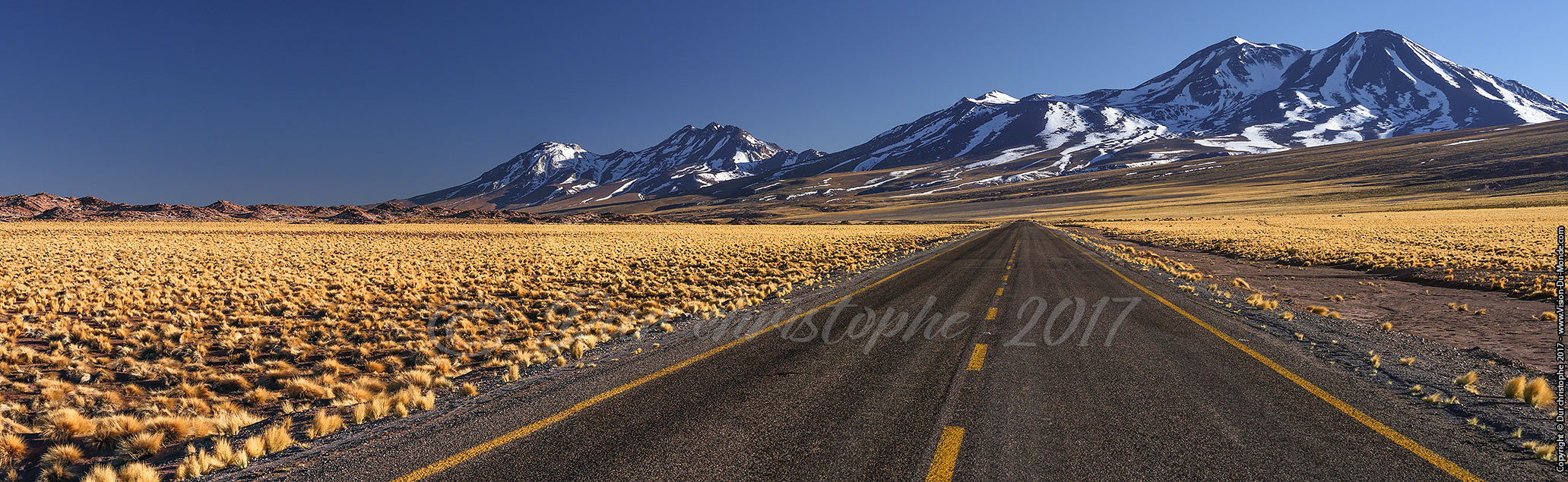 Route sud de San Pedro de Atacama