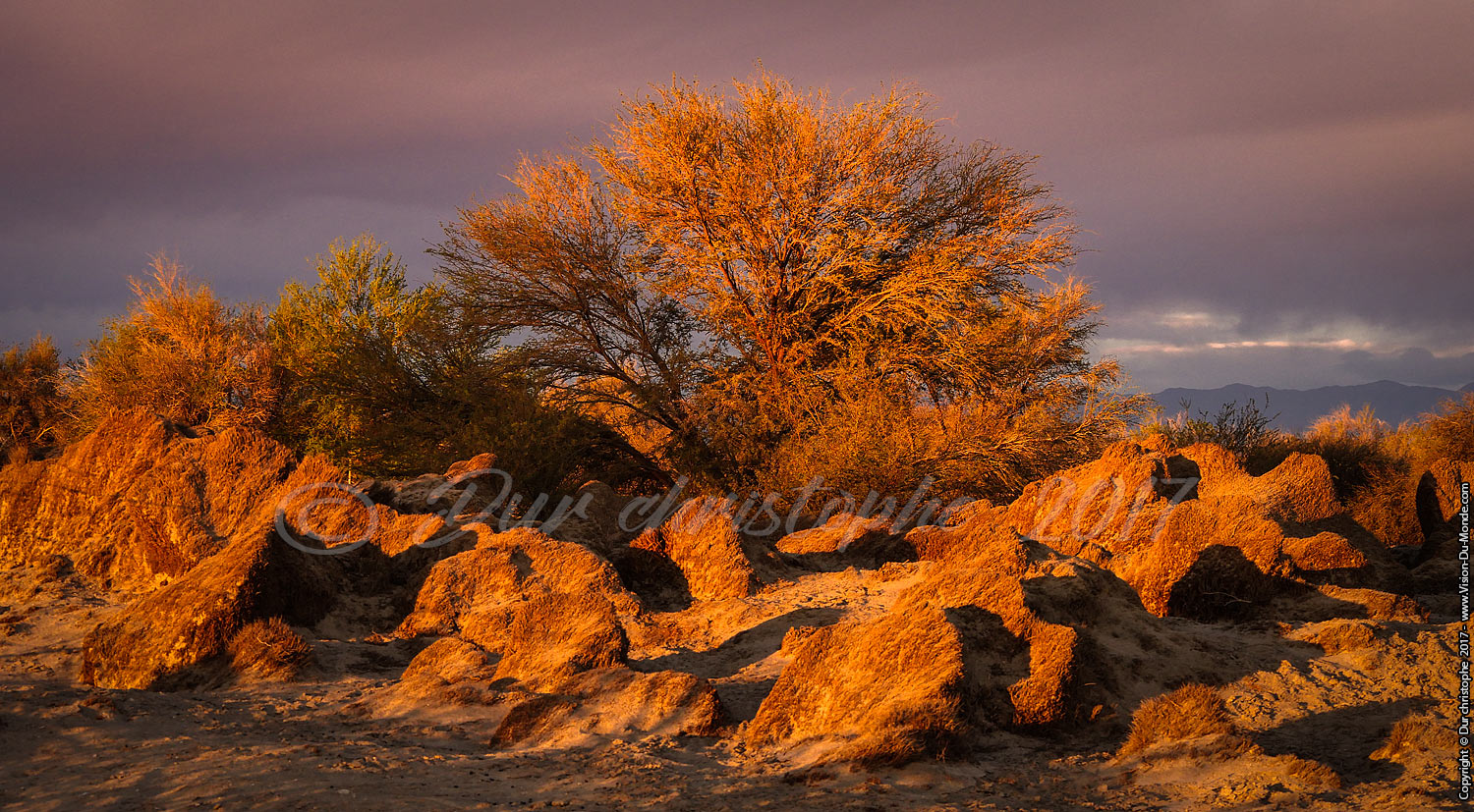 Coucher de soleil - désert d'Atacama