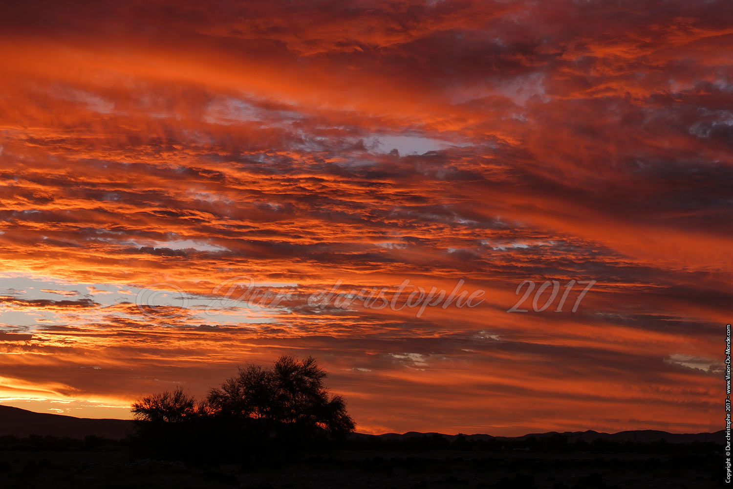 Coucher de soleil - désert d'Atacama
