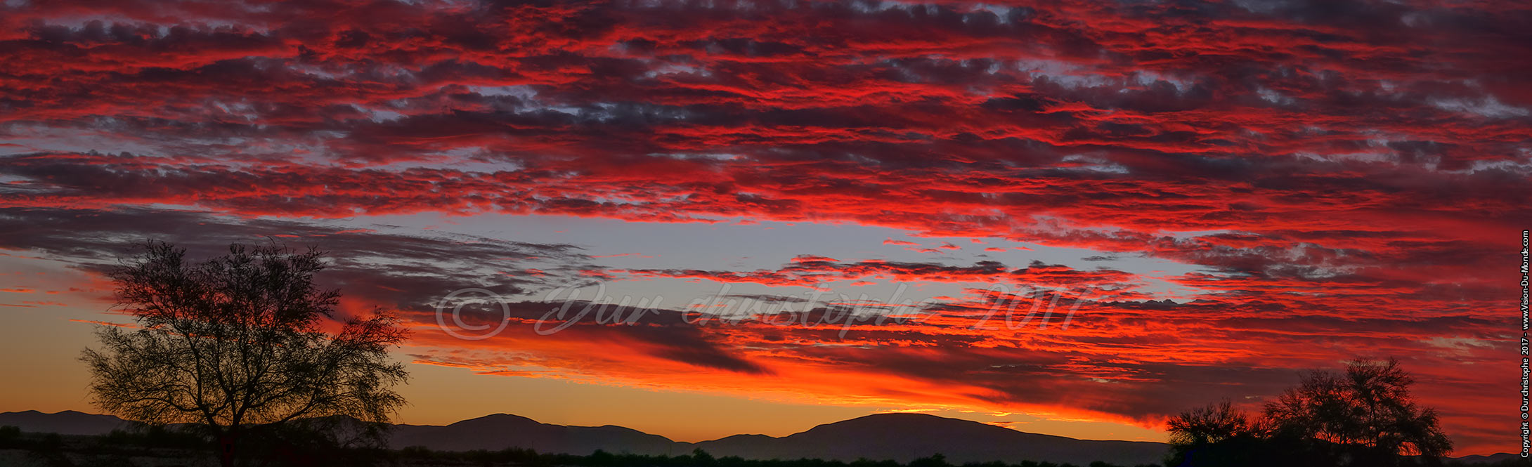 Coucher de soleil - désert d'Atacama
