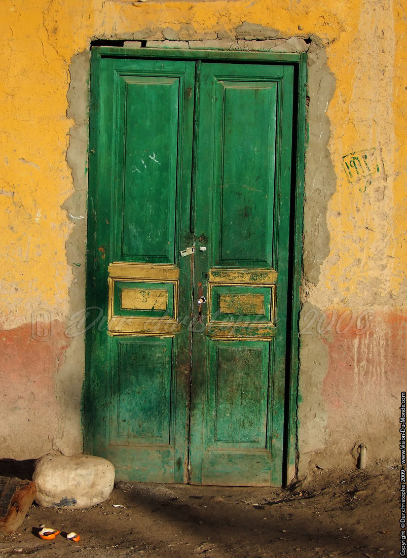 La porte verte - Louxor - 2009