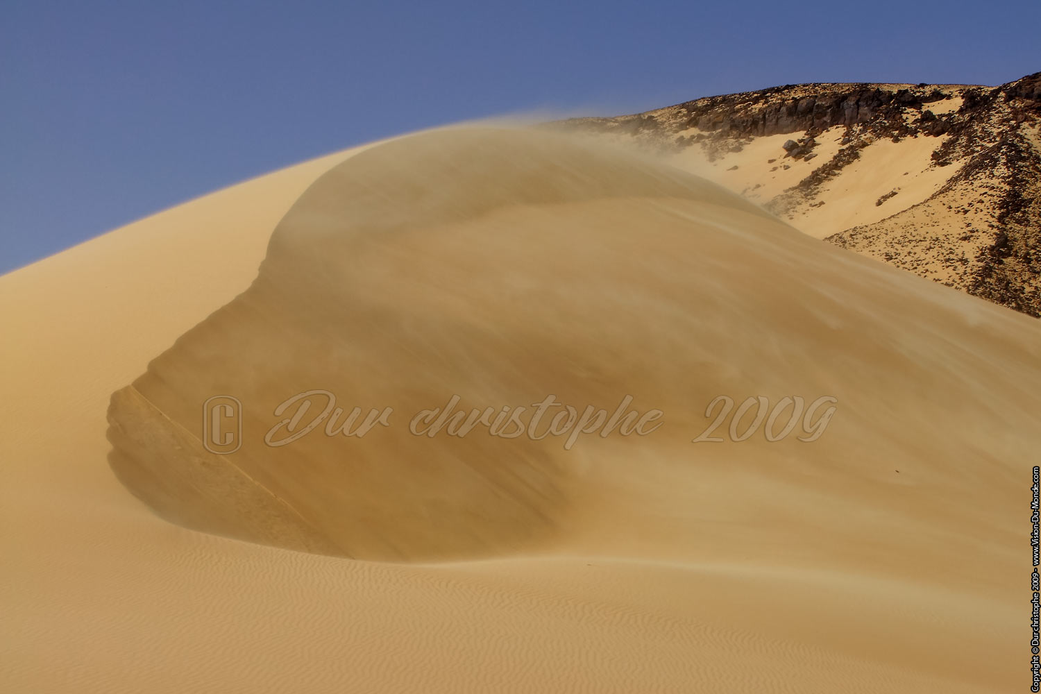 Dune de sable - Désert Lybique - 2009