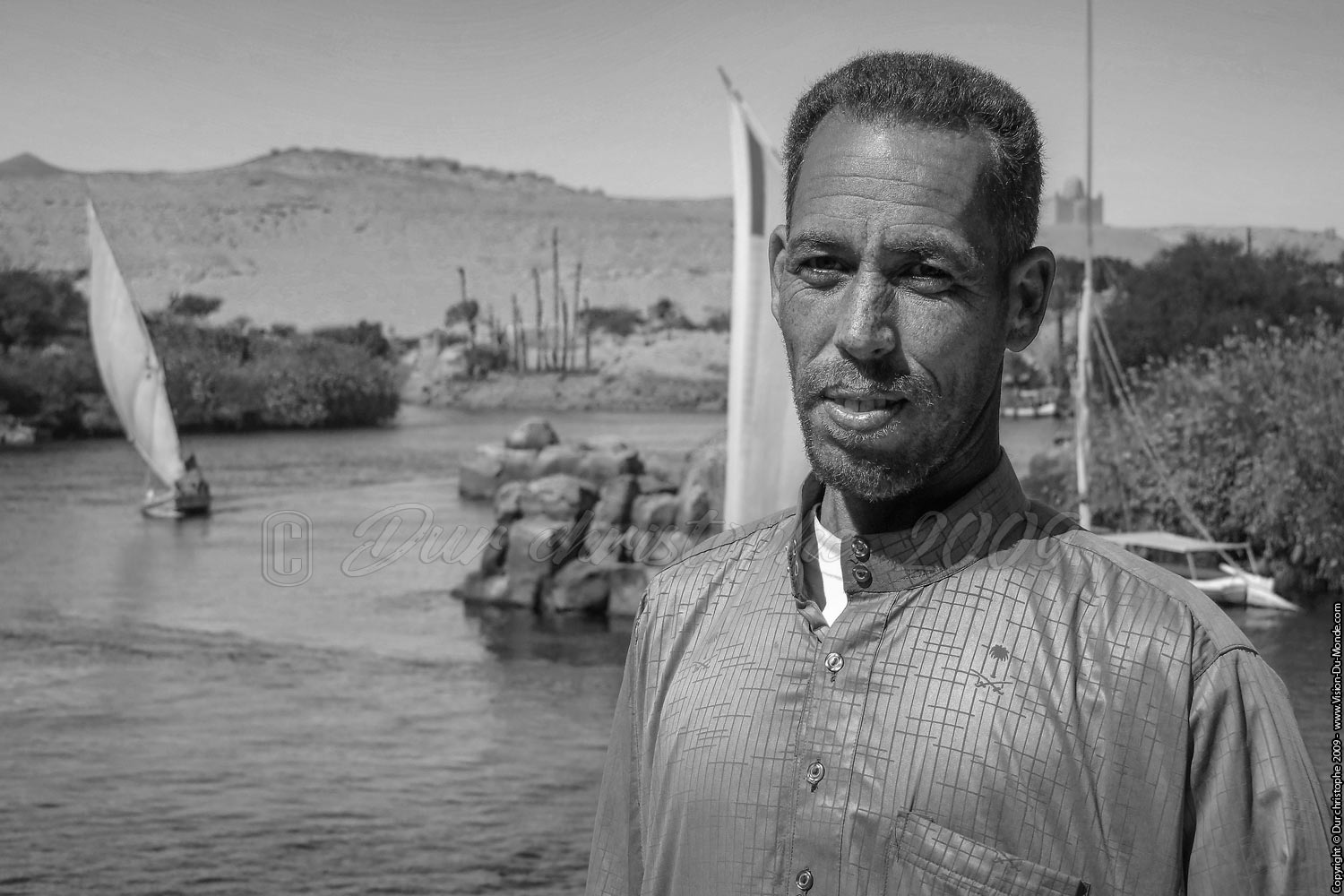 Notre capitaine de felouque - Assouan - 2009