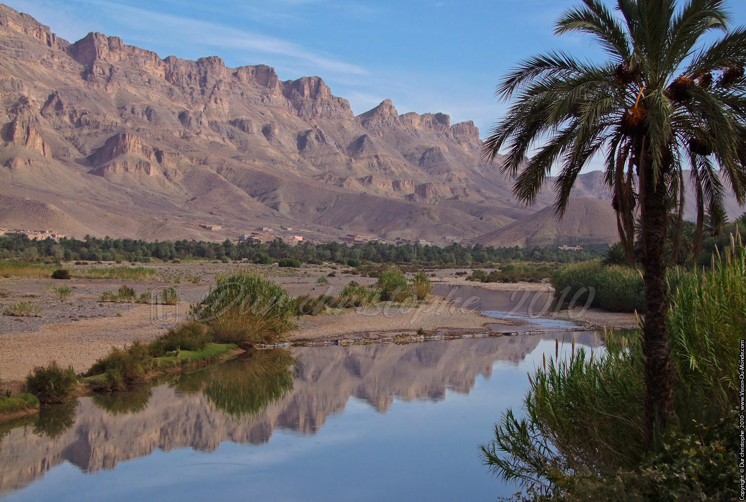 La vallée et l'oued - Agdz - 2010