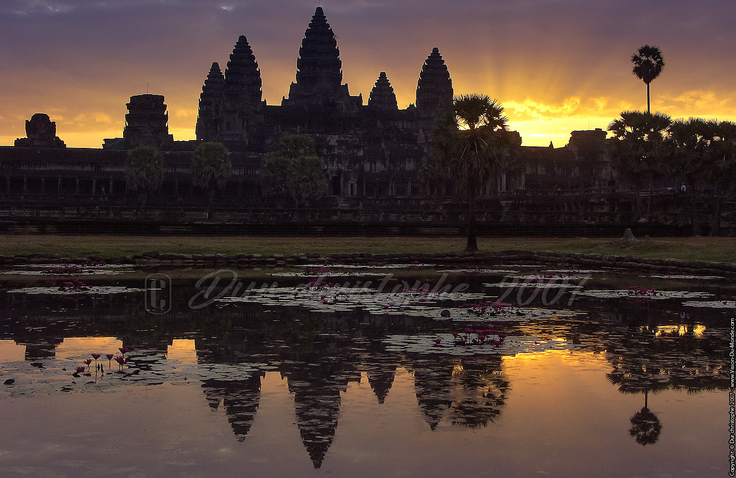 Sunrise sur Ankgor vat - Siem Reap - 2007