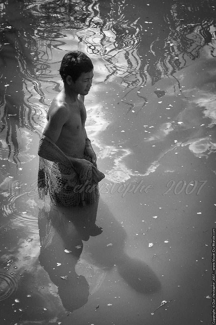 Le pecheur  - Environs de Siem Reap - 2007