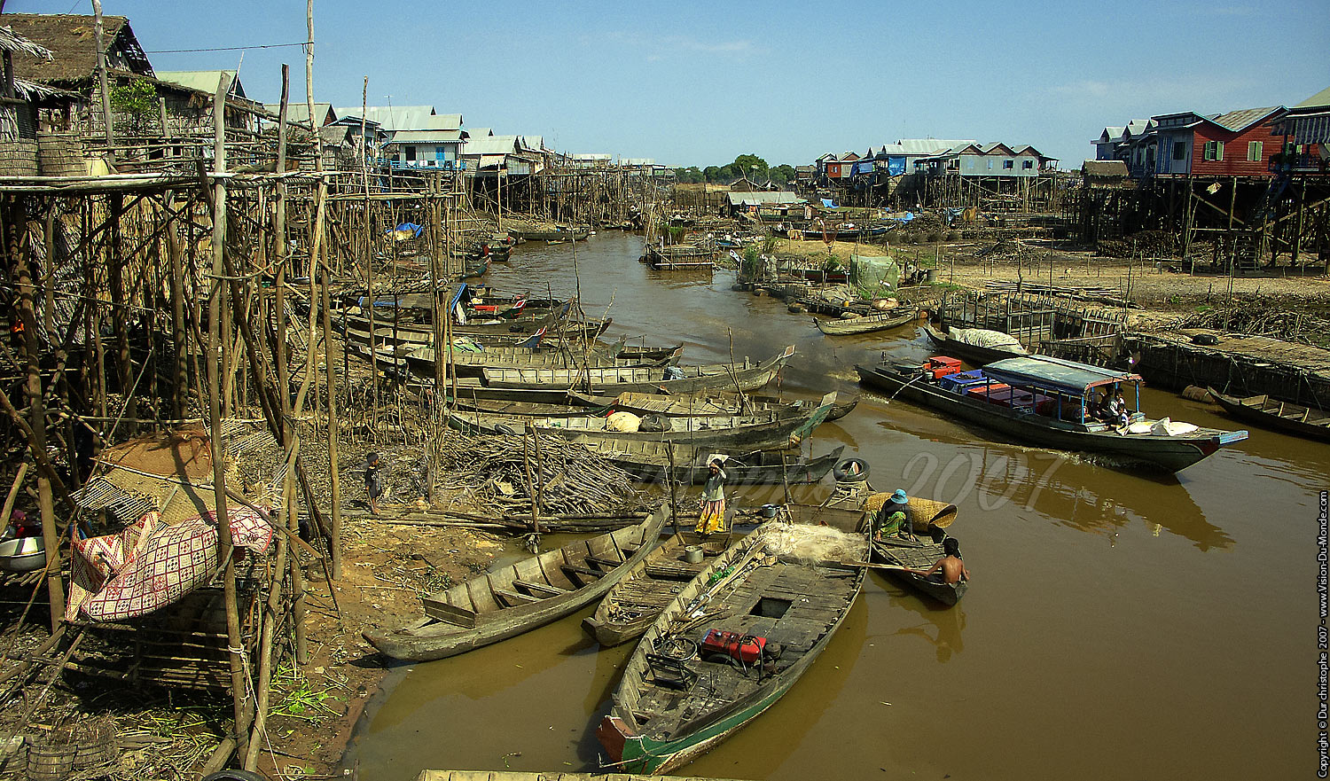Kompong Phluk - Lac Tonlé Sap - 2007