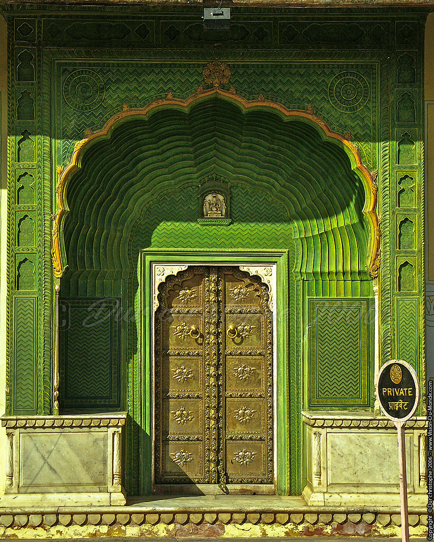 Porte sculptée - Jaipur - 2006
