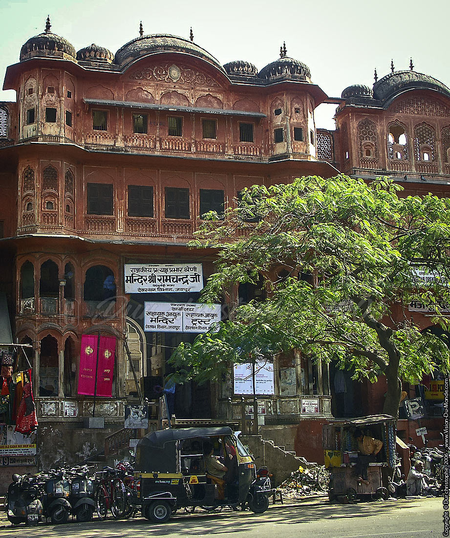 Façade rouge - Jaipur - 2006