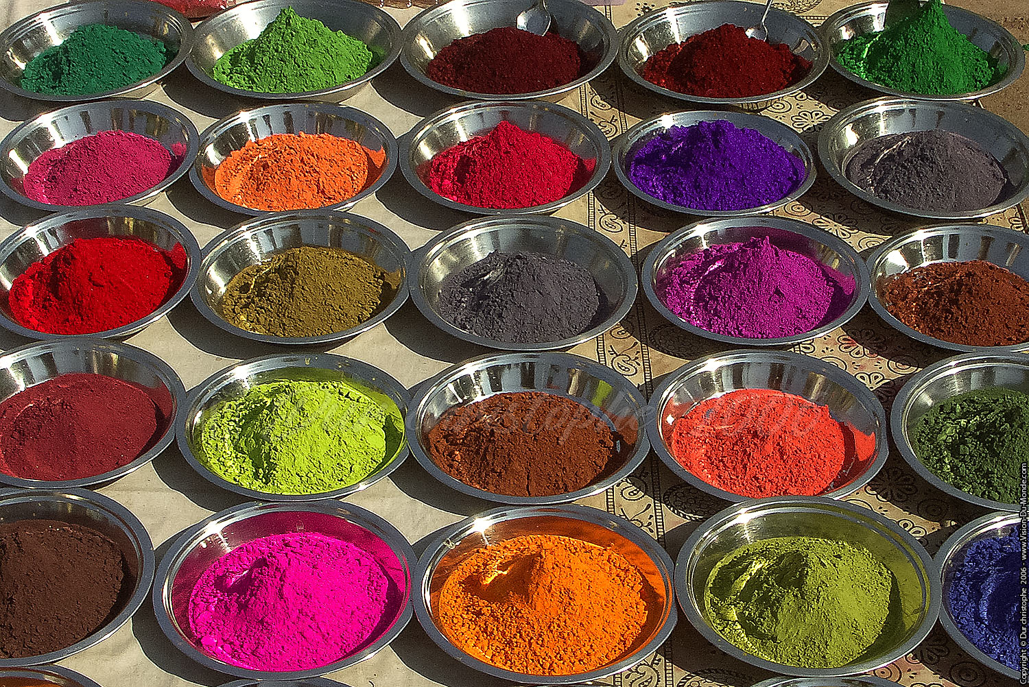 Les pigments naturels  - Orchha - 2006