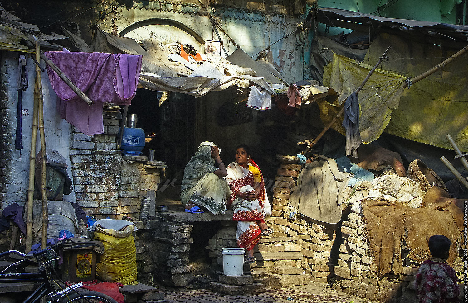 La discussion - Varanasi - 2006