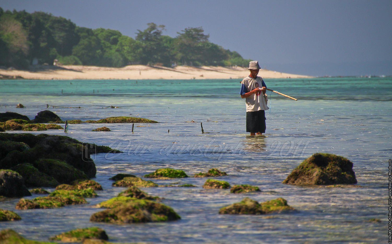 Le pêcheur - Péninsule de Bukit - BALI 2011