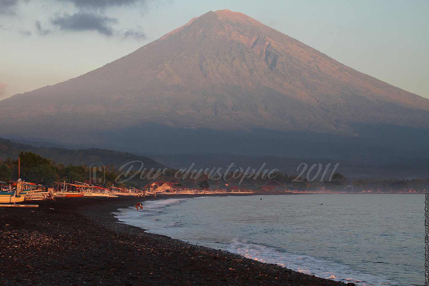 Le volcan Gunung Agung - Amed - BALI 2011
