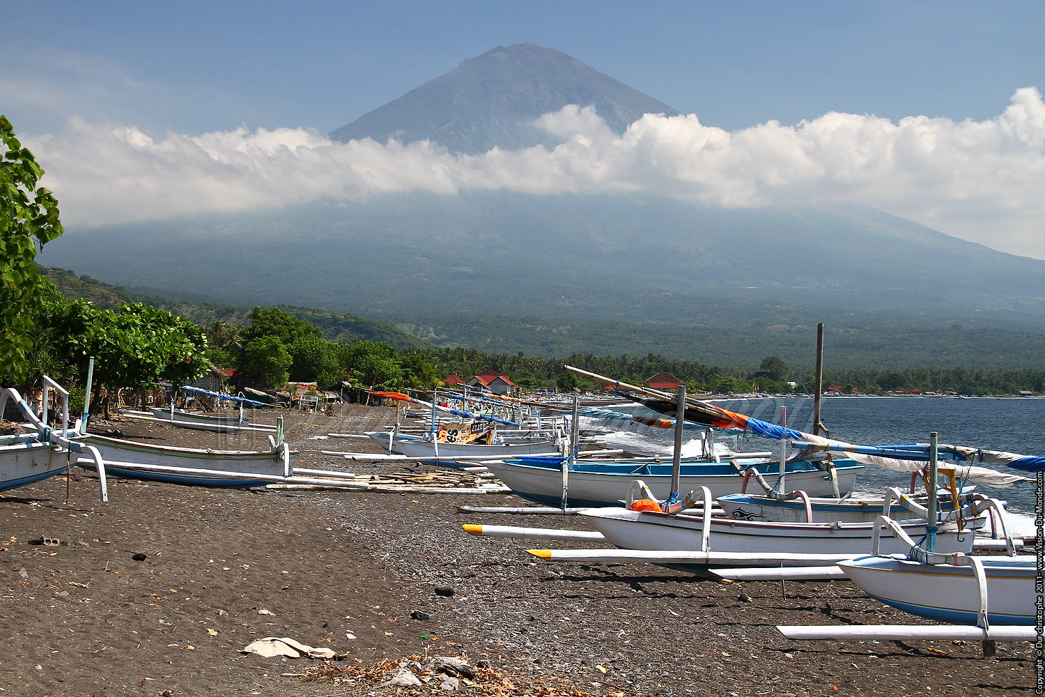 Le volcan Gunung Agung - Amed - BALI 2011