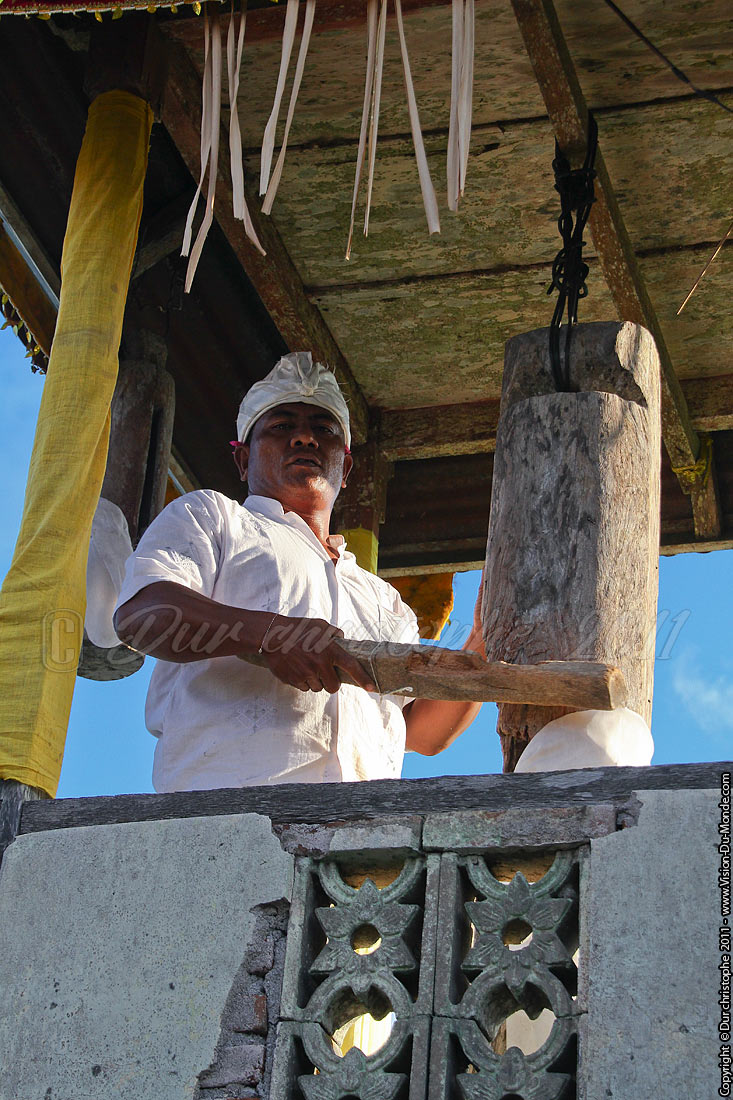 Le gong de bois - Tirta Gangga - BALI 2011
