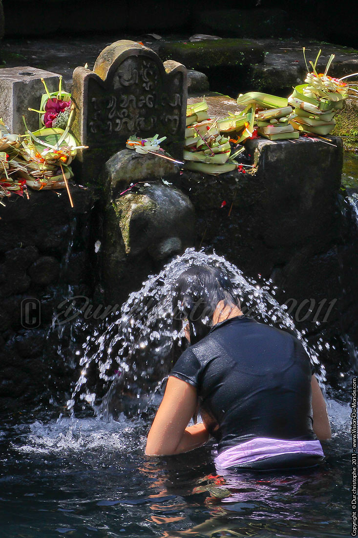 Les sources sacrées de Tirta Empul - BALI 2011