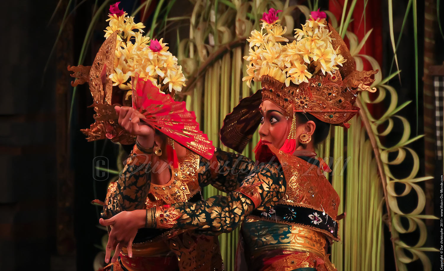 Danseuses traditionnelles - Ubud - BALI 2011