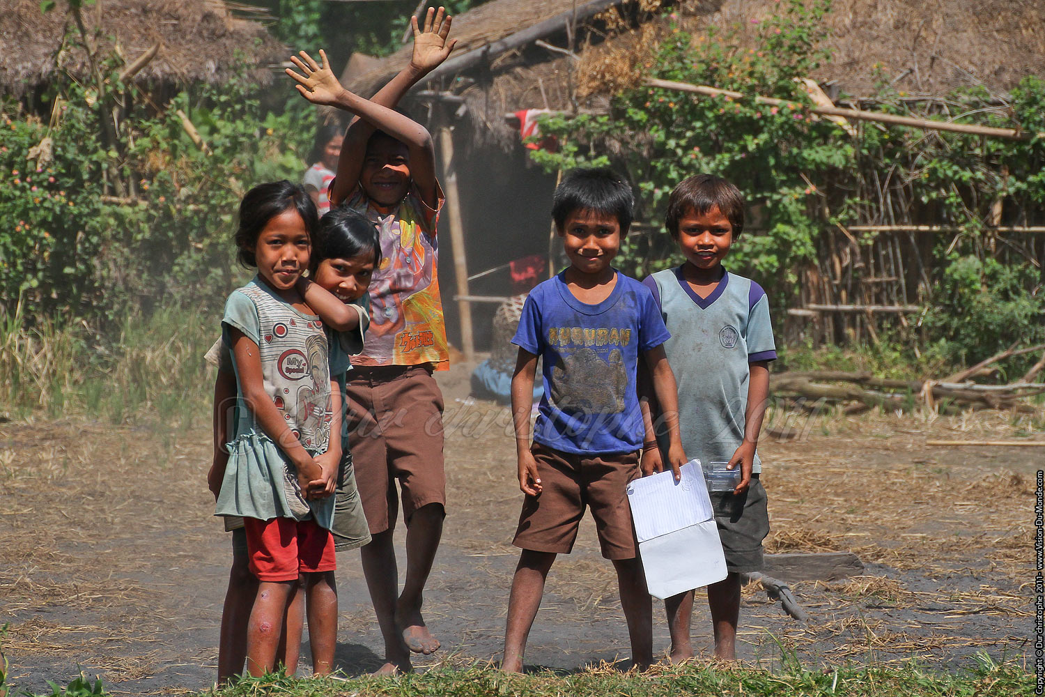 Les enfants du village - Senaru - LOMBOK 2011