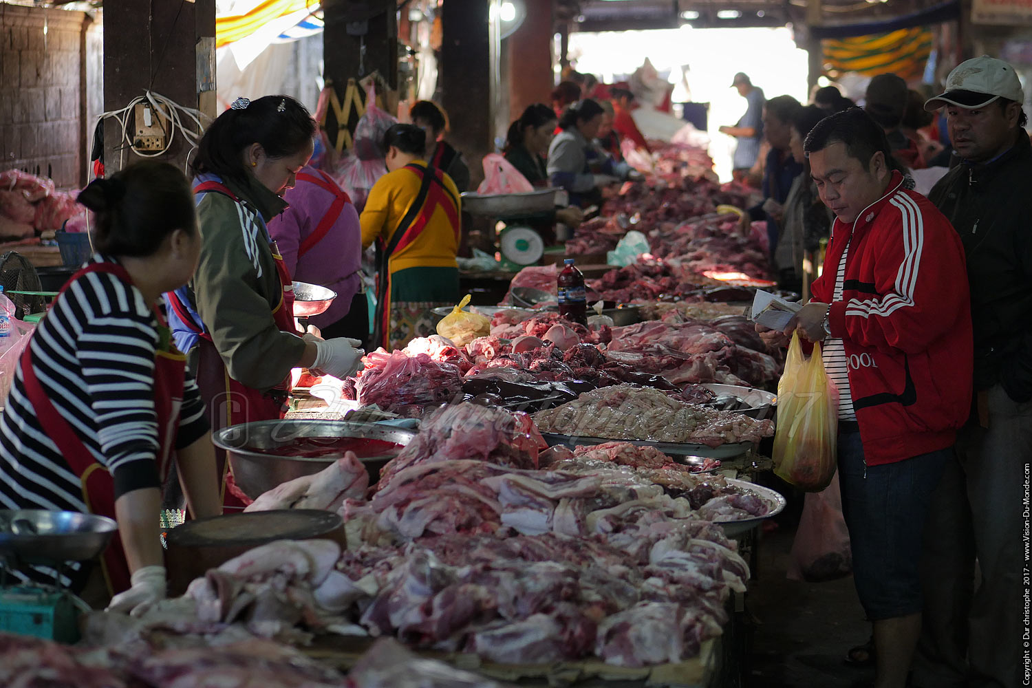 Marché - Luang Prabang   - Laos 2017