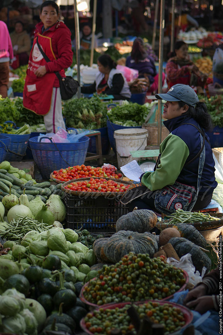 Marché - Luang Prabang   - Laos 2017