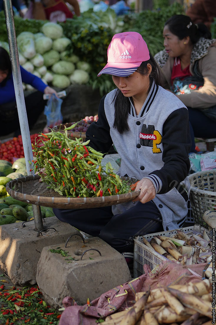 Marché - Luang Prabang   - Laos 2017