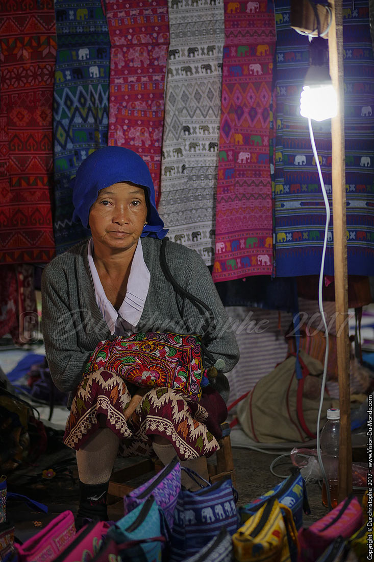 Marché de nuit -  Luang Prabang   - Laos 2017