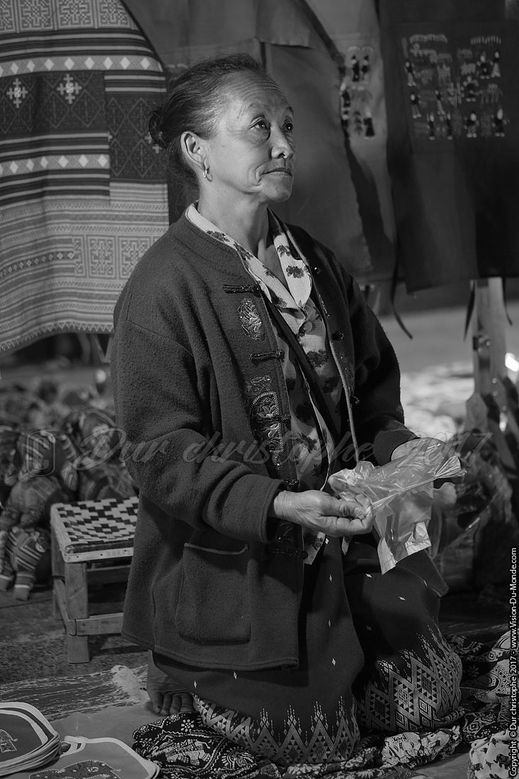 Marché de nuit -  Luang Prabang   - Laos 2017