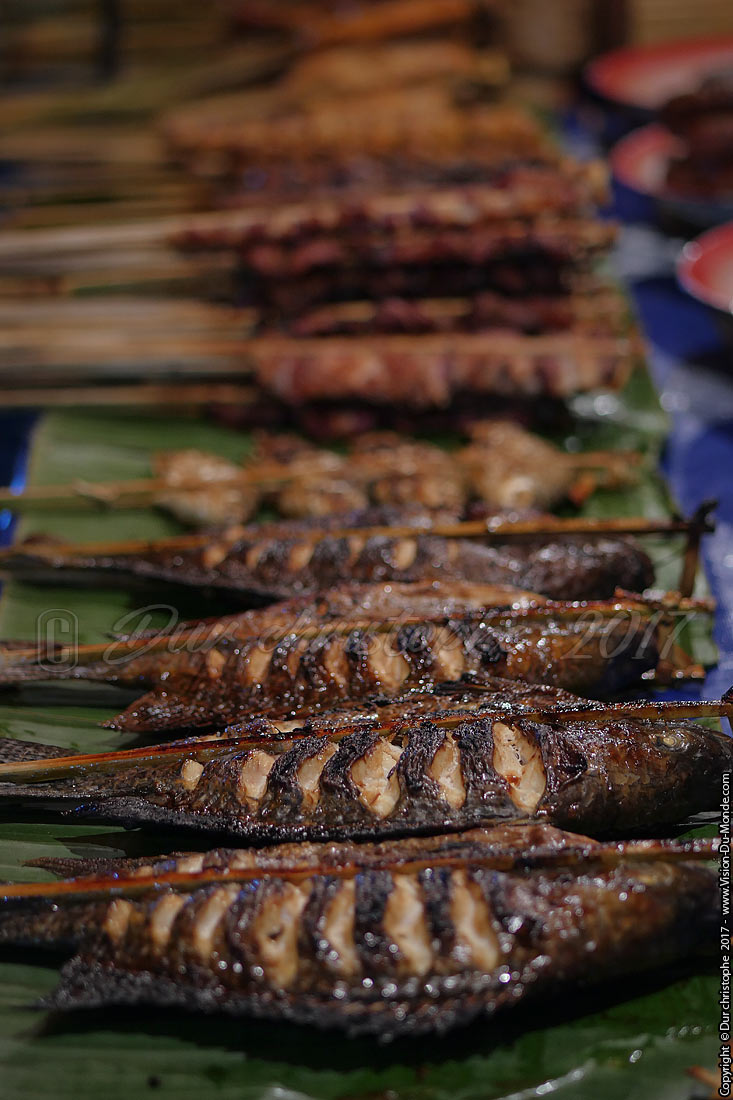 Marché de nuit -  Luang Prabang   - Laos 2017