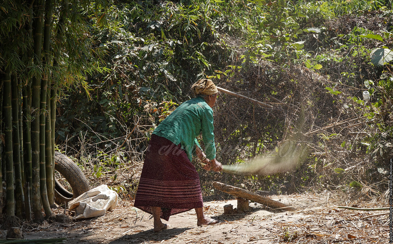 Trek village - environs Luang Prabang - 2017