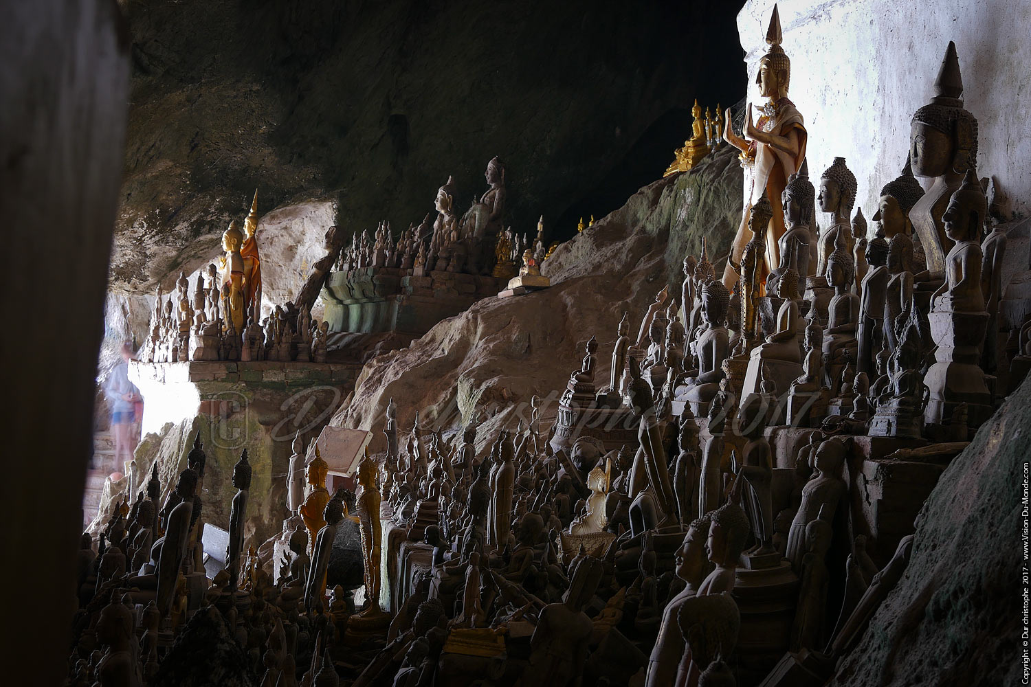 grottes Pak Ou - Croisière 2 jours Mékong - Laos 2017