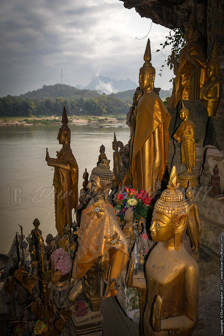grottes Pak Ou - Croisière 2 jours Mékong - Laos 2017
