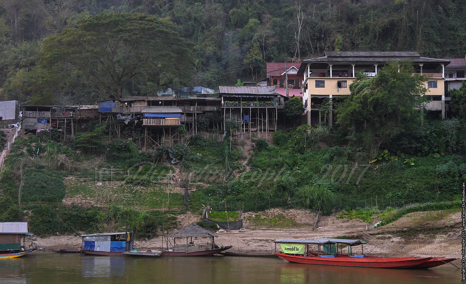 Pakbang - Croisière 2 jours Mékong - Laos 2017