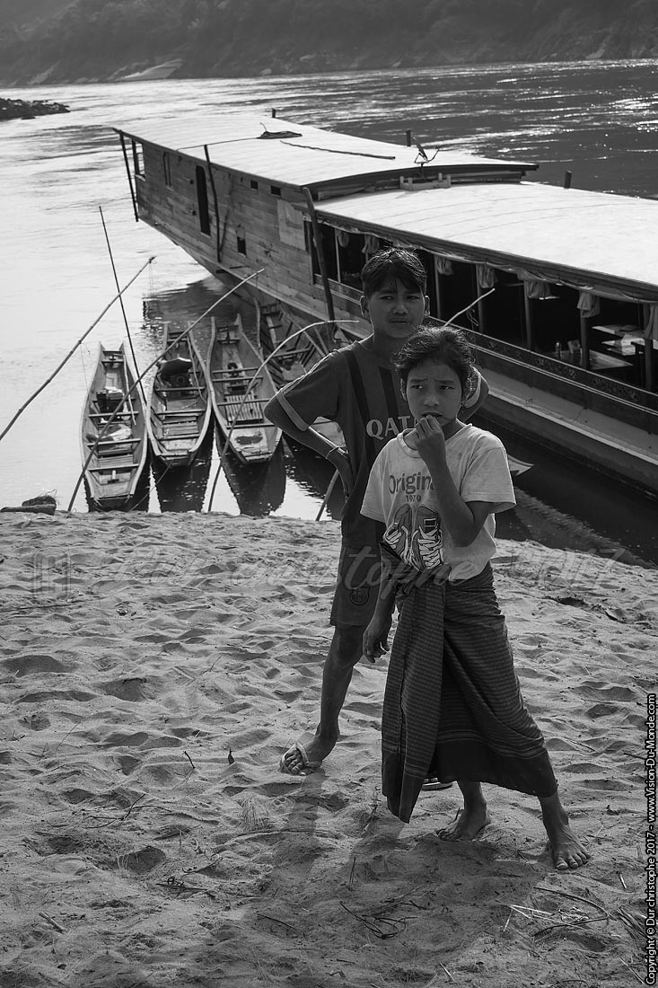Village Ethnie le long du Mékong - Laos 2017