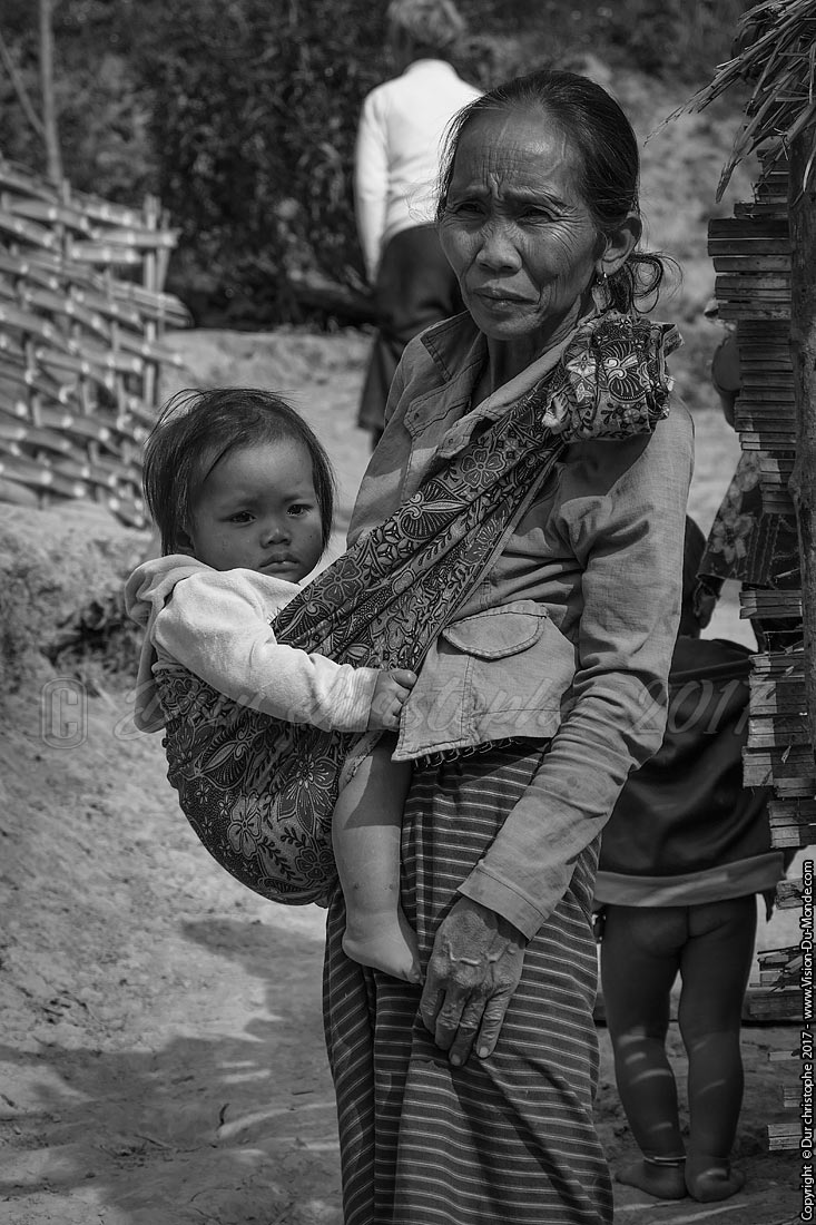 Village Ethnie le long du Mékong - Laos 2017