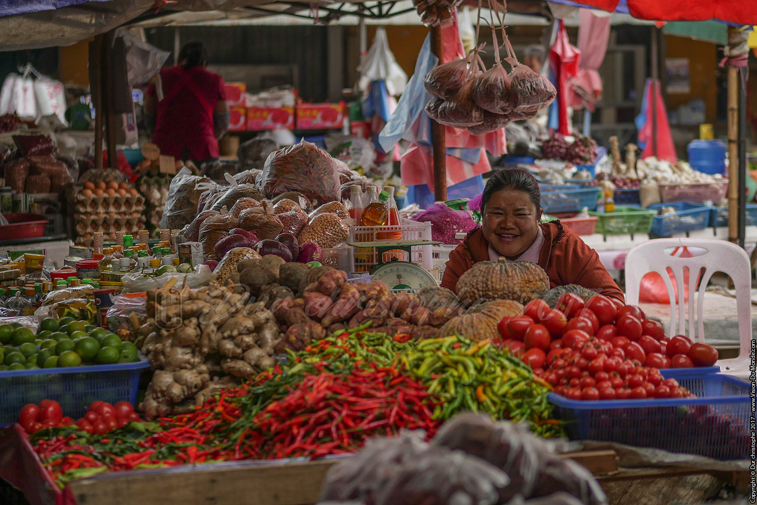 Marché Luang Nam Tha - Laos 2017