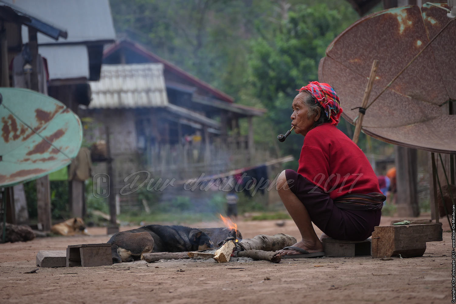 Village Ban Nalan Neua (tribue Kmu ) - Laos 2017