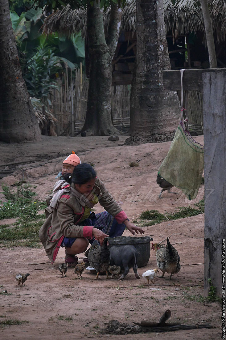Village Ban Nalan Neua (tribue Kmu ) - Laos 2017