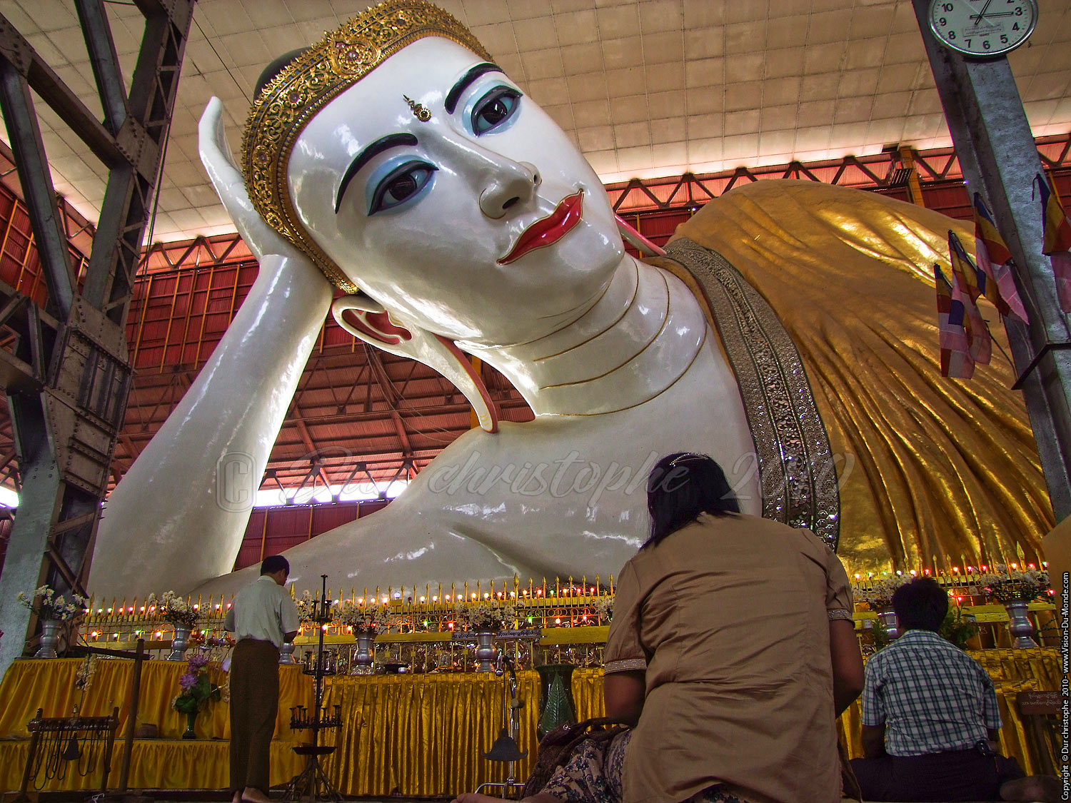 Le grand Bouddha de Chaukhtagyi - Yangon 2010