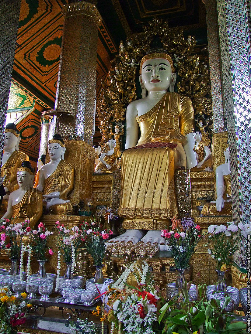 Le bouddha assis - Paya Kyaikmaraw 2010