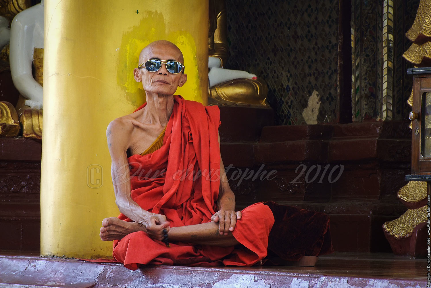 La reconversion de kojak - Paya Shwedagon - Yangon 2010