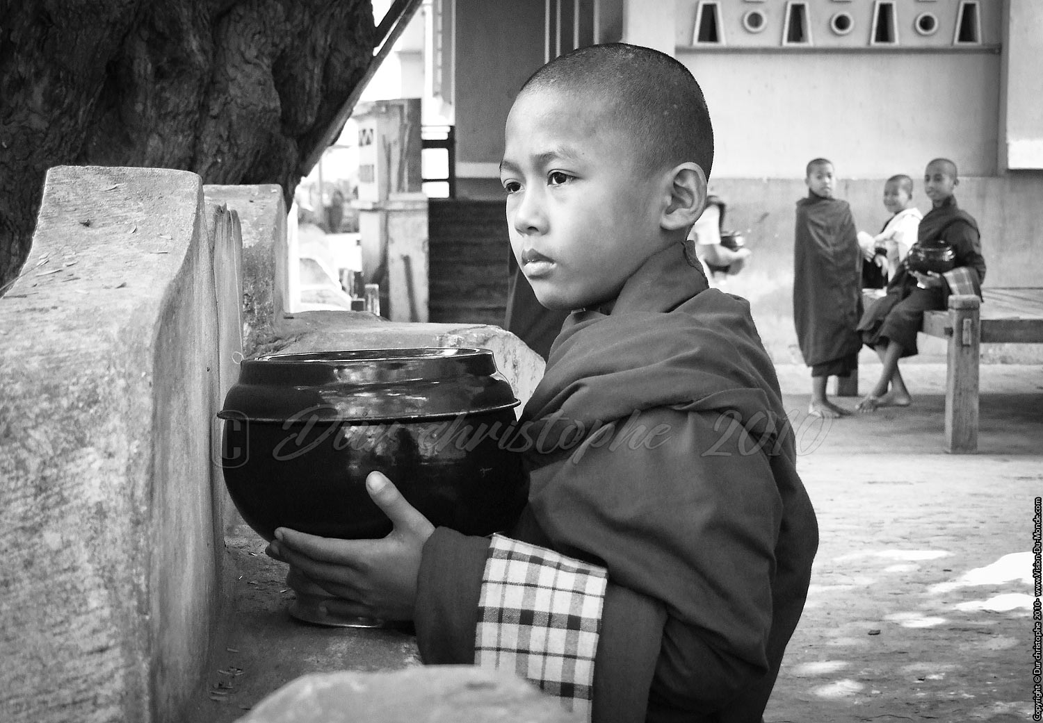 Jeune moine - Kyaung Maha Ganayon - Mandalay 2010