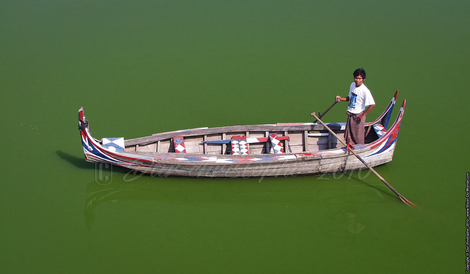 La barque de promenade - Pont U Bein - Amarapura 2010