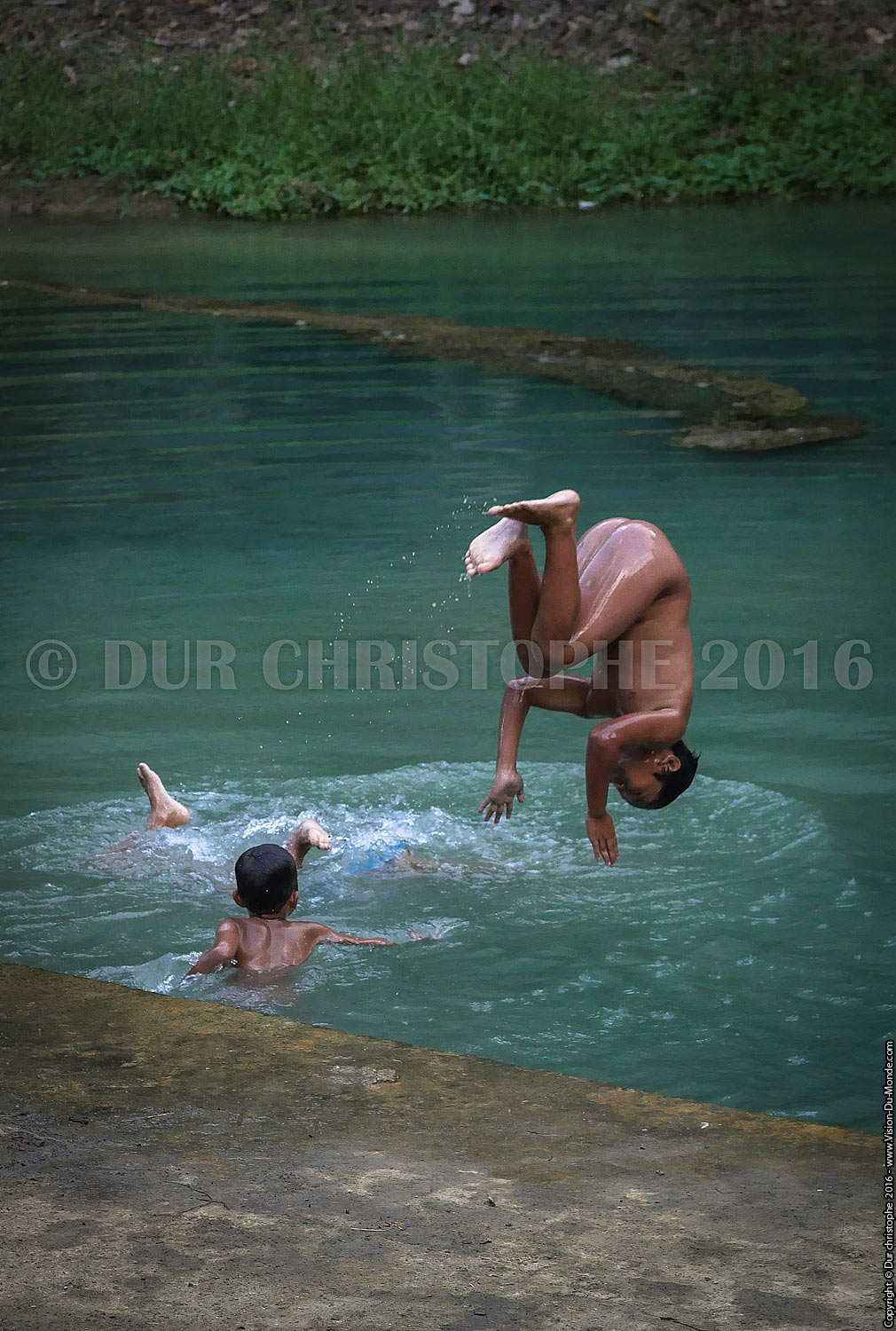La baignade - Ile de Bohol - 2016