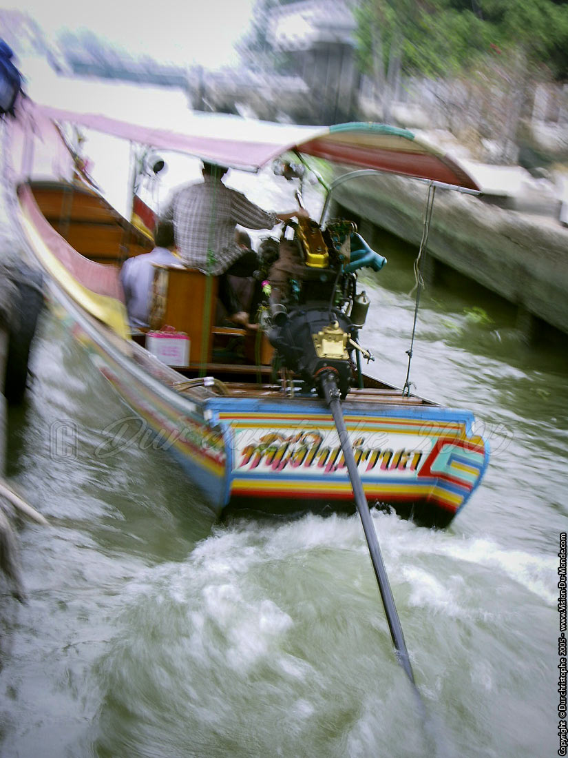 Longtail boat  - Bangkok 2005