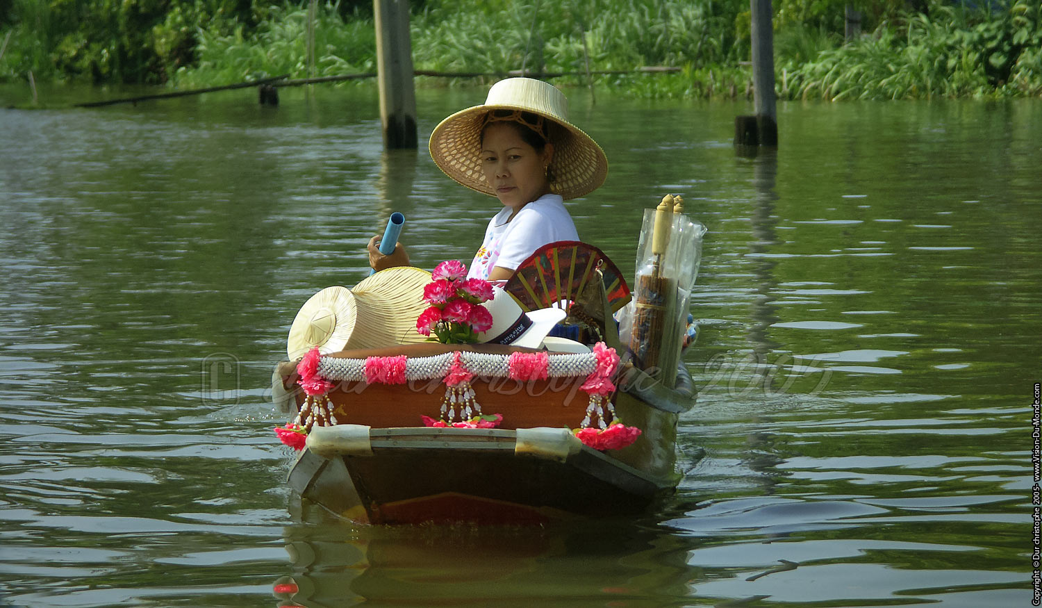 marché flottant - Bangkok - 2005