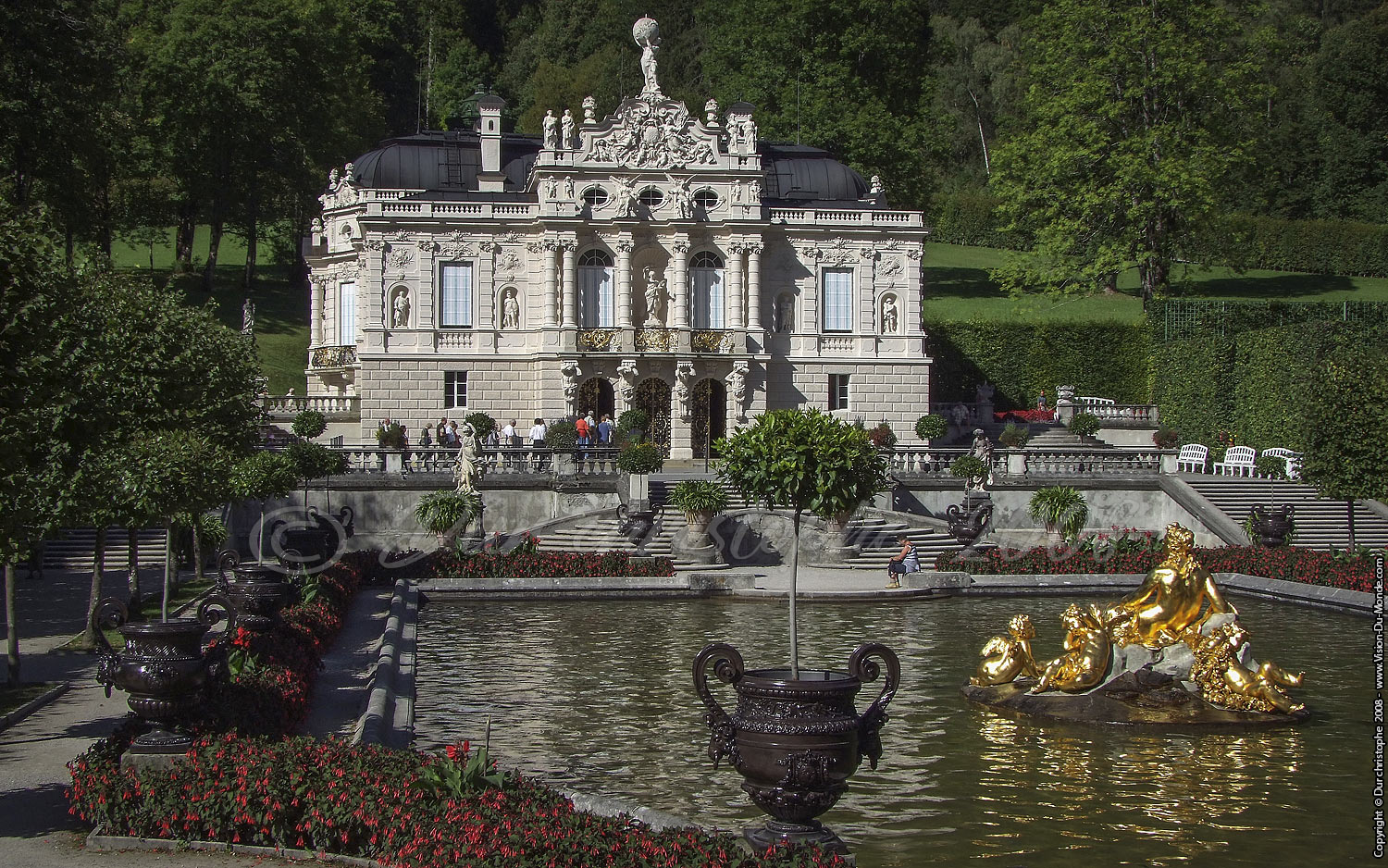 Le chateau de  Linderhof - 2008