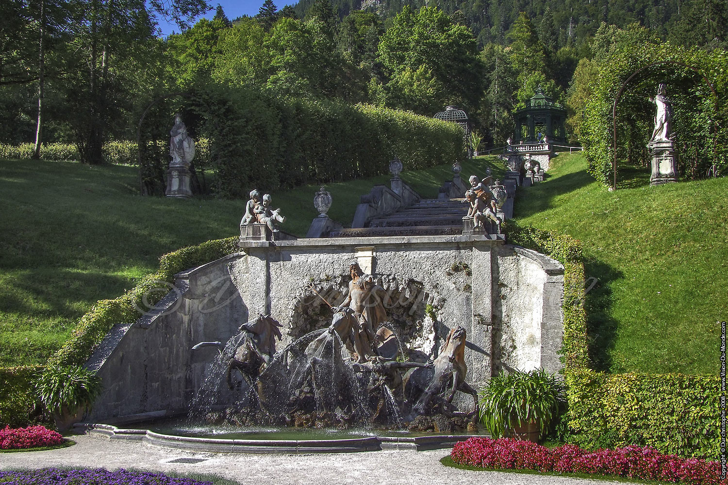 Le chateau de  Linderhof - 2008