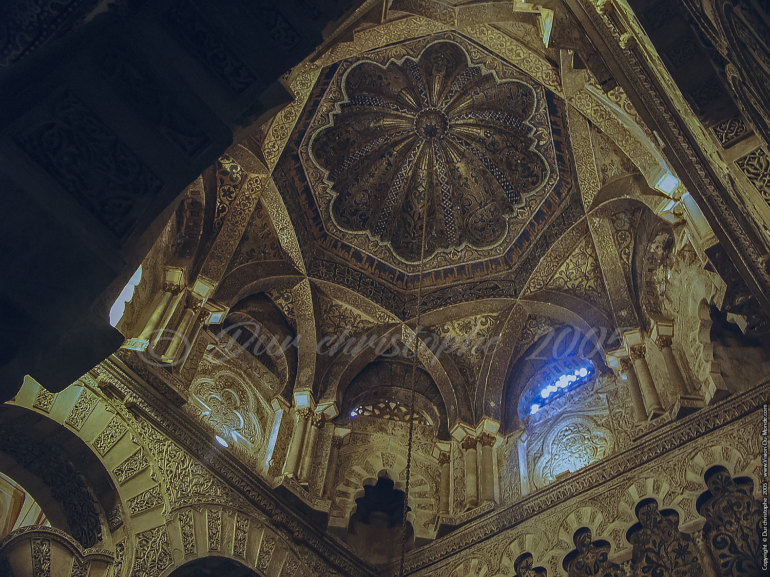 La coupole du Mirhab - La Mezquita  - Cordoba - 2005