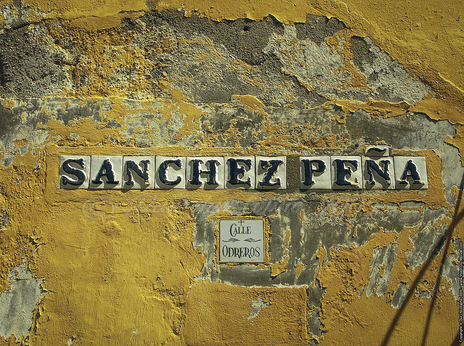 Indication de rue - Cordoba  - 2005