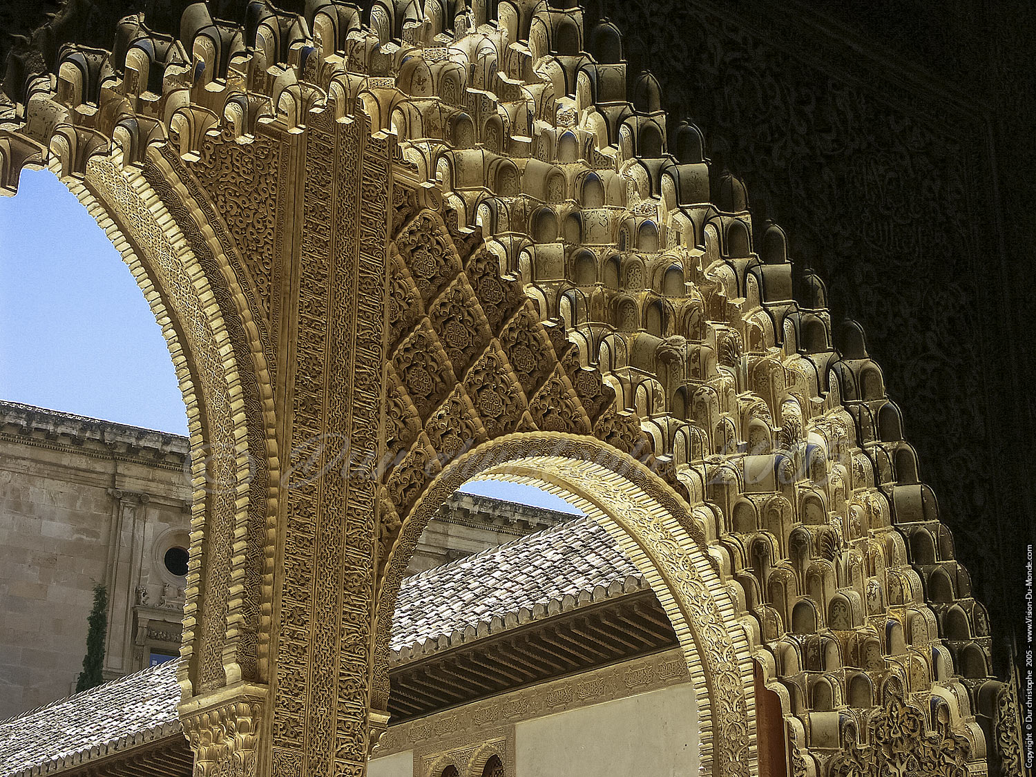 Patio de los Arrayanes - Los Palacios Nasrides - Grenade - 2005